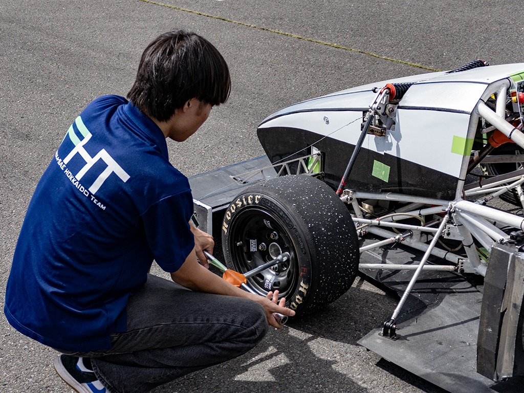 20250831_学生フォーミュラ_北海道大学_いすゞ北海道試験場_20